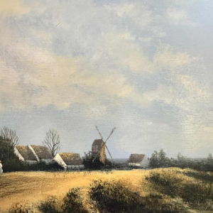 Olivier De Nato « Lovely landschap » painting oil on panel