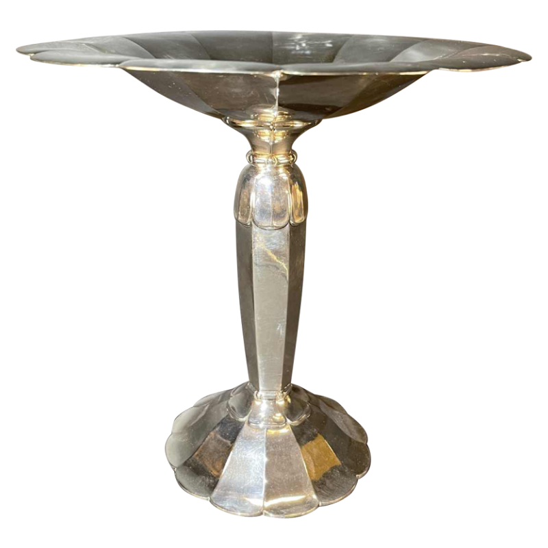 SUE & MARE pour GALLIA ( CHRISTOFLE ) Coupe Art De´co Me´tal Argente´, 1921
