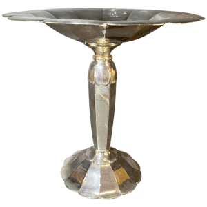 SUE & MARE pour GALLIA ( CHRISTOFLE ) Coupe Art De´co Me´tal Argente´, 1921