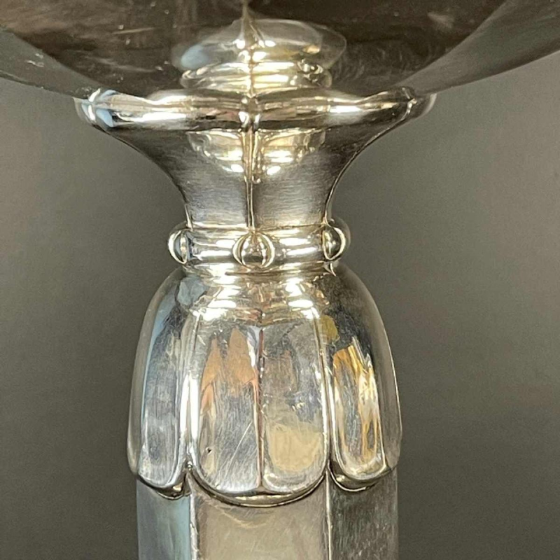 SUE & MARE voor GALLIA ( CHRISTOFLE ) Art Deco beker verzilverd, metaal, 1921