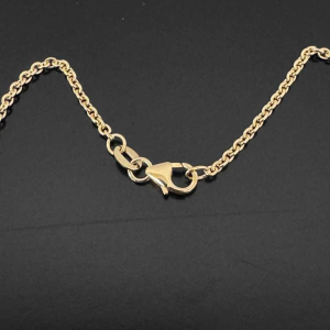 Pendentif or jaune 18 carats, diamants, émeraude cabochon & pierres précieuses