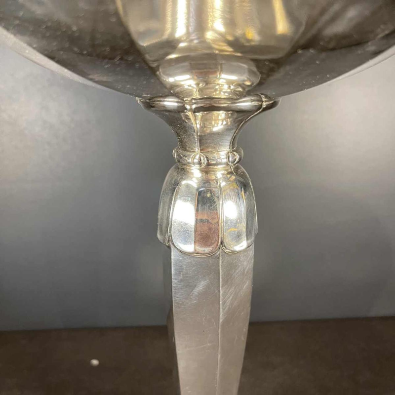 SUE & MARE voor GALLIA ( CHRISTOFLE ) Art Deco beker verzilverd, metaal, 1921