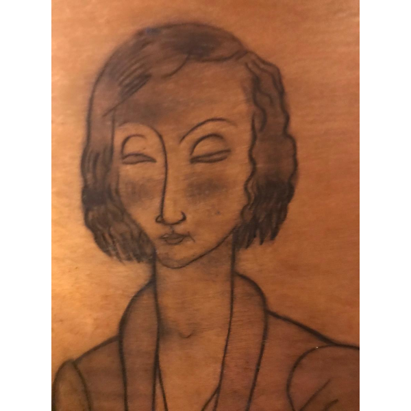 On the table Oscar Declercq grease pencil