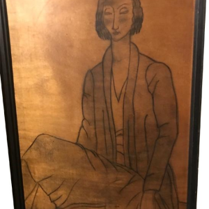 Sur la table crayon gras Oscar Declercq