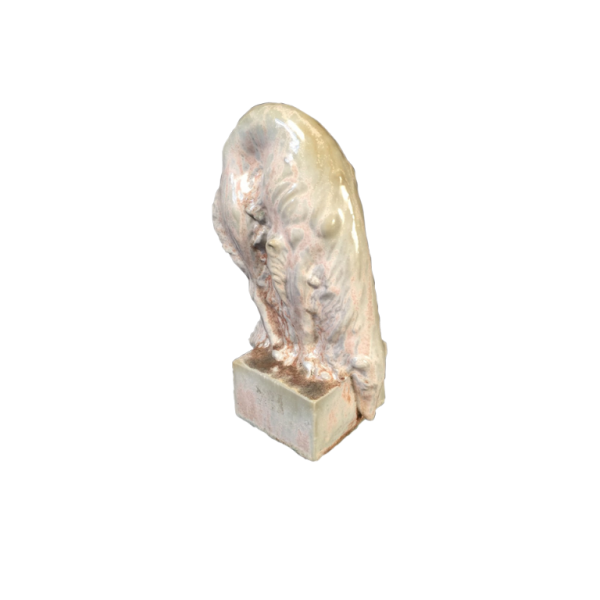 Domien Ingels & Roger Guérin - Art Deco "Greyhound Borzoi Sculpture" in Ceramic Stoneware