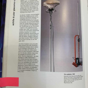 ACHILLE & PIER GIACOMO CASTIGLIONI - FLOS, " TOIO " Lampadaire Design, 1962