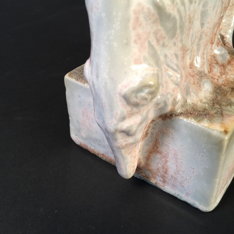 Domien Ingels & Roger Guérin - Art Deco "Greyhound Borzoi Sculpture" in Ceramic Stoneware