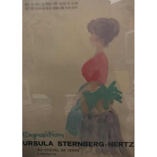 6 aquarelles projet pour exposition à Bruxelles Ursula Sternberg-Hertz