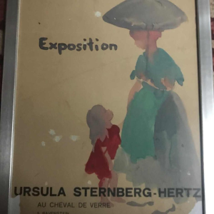 6 aquarelles projet pour exposition à Bruxelles Ursula Sternberg-Hertz