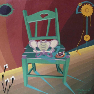 Nature morte à la chaises avec éléments maçonnique