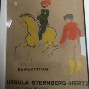 6 aquarelles projet pour exposition à Bruxelles Ursula Sternberg-Hertz