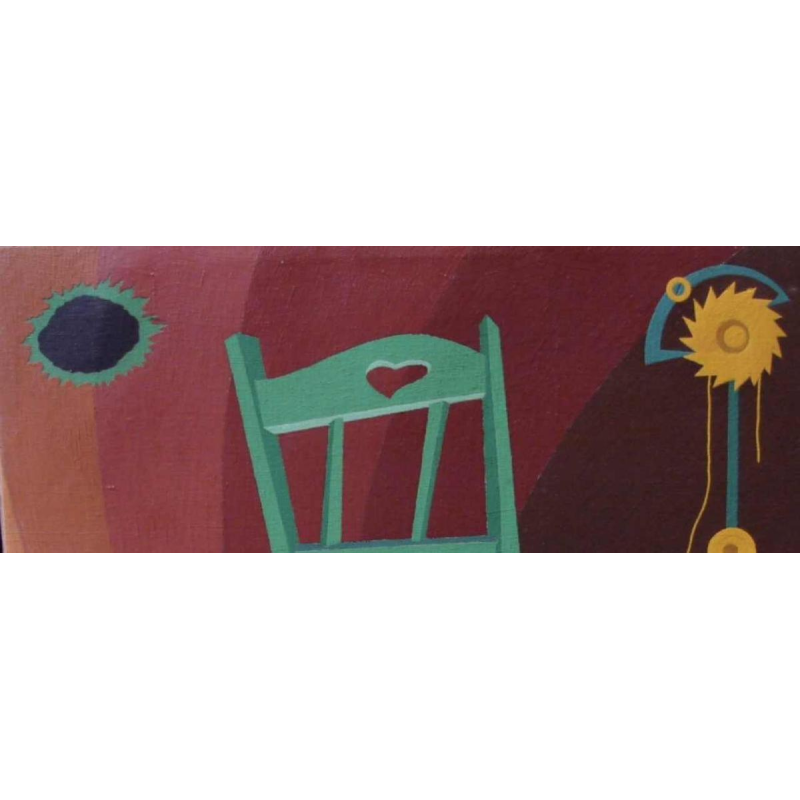 Still life with chairs and masonic elements