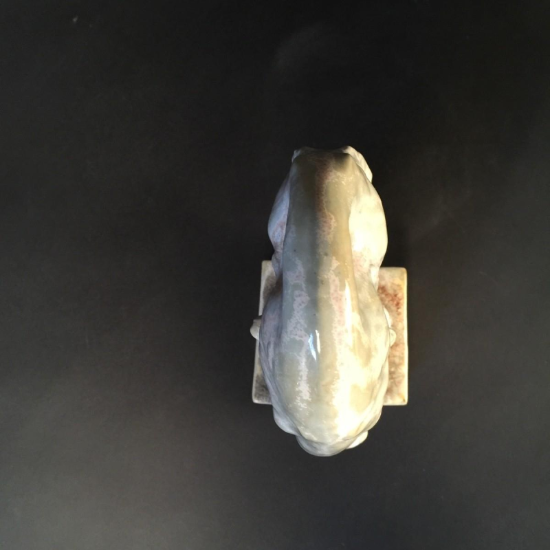 Domien Ingels & Roger Guérin - Art Déco "Lévrier Barzoï Sculpture" en Grès Céram