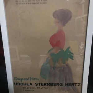 6 watercolours project for exhibition in Brussels Ursula Sternberg-Hertz