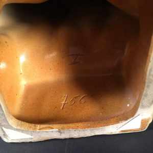 Domien Ingels & Roger Guérin - Art Deco "Greyhound Borzoi Sculpture" in Ceramic Stoneware