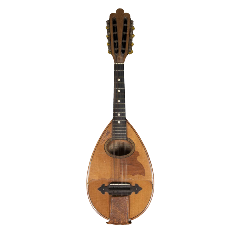 Mandoline Gelas à double table de 1927, instrument de musique numéroté 5947 et estampillé