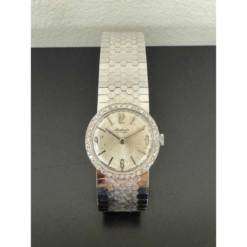 Montre de luxe en or 18 kt avec diamants