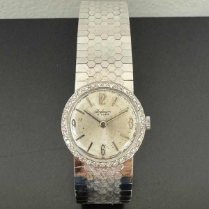 Montre de luxe en or 18 kt avec diamants