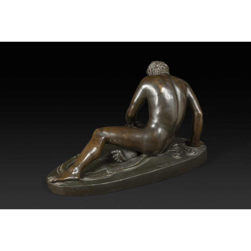 « LE GAULOIS MOURANT » sculpture en bronze par Chiurazzi Napoli
