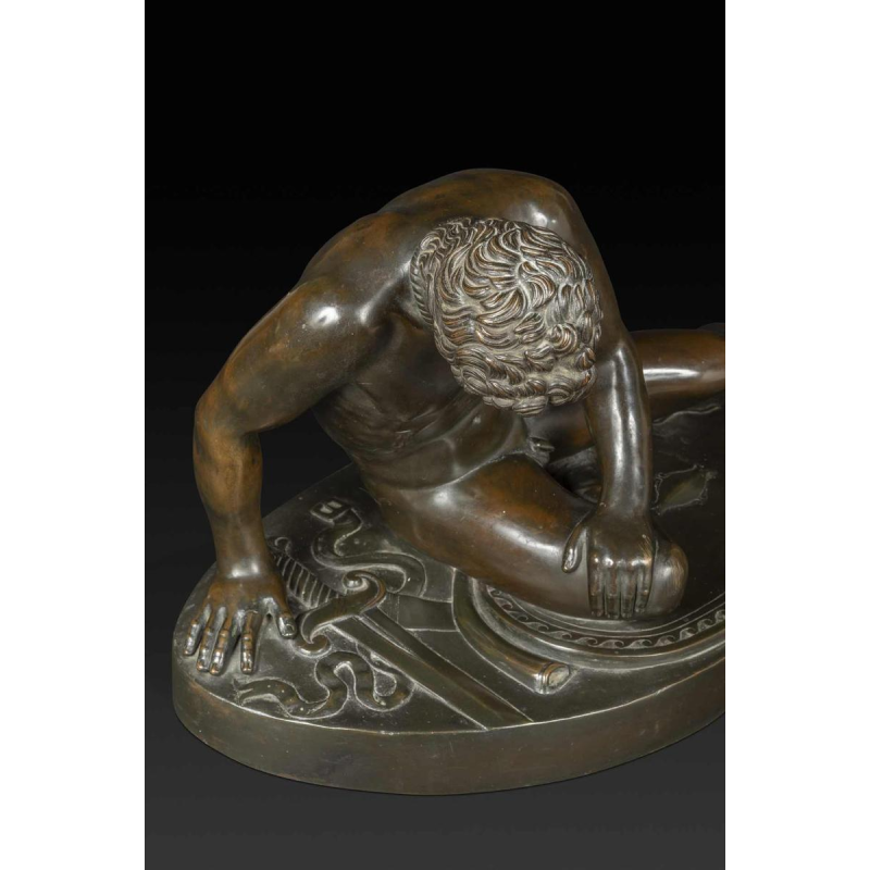 « LE GAULOIS MOURANT » sculpture en bronze par Chiurazzi Napoli