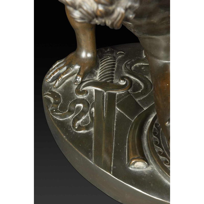 « LE GAULOIS MOURANT » sculpture en bronze par Chiurazzi Napoli