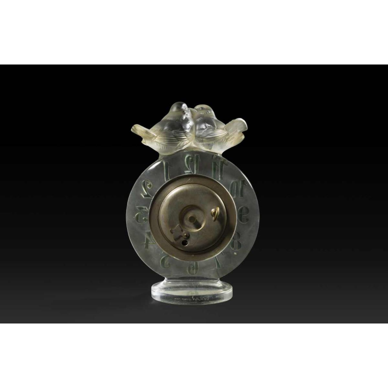 "ANTOINETTE" 8-daagse klok (1931) van René Lalique (1860-1945):