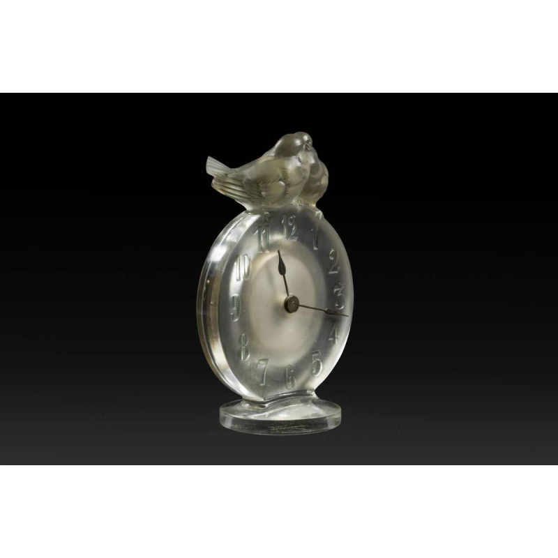 "ANTOINETTE" 8-daagse klok (1931) van René Lalique (1860-1945):
