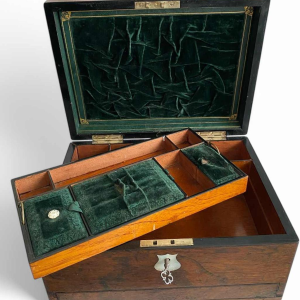 Victorian rosewood jewellery box, United Kingdom 19th c