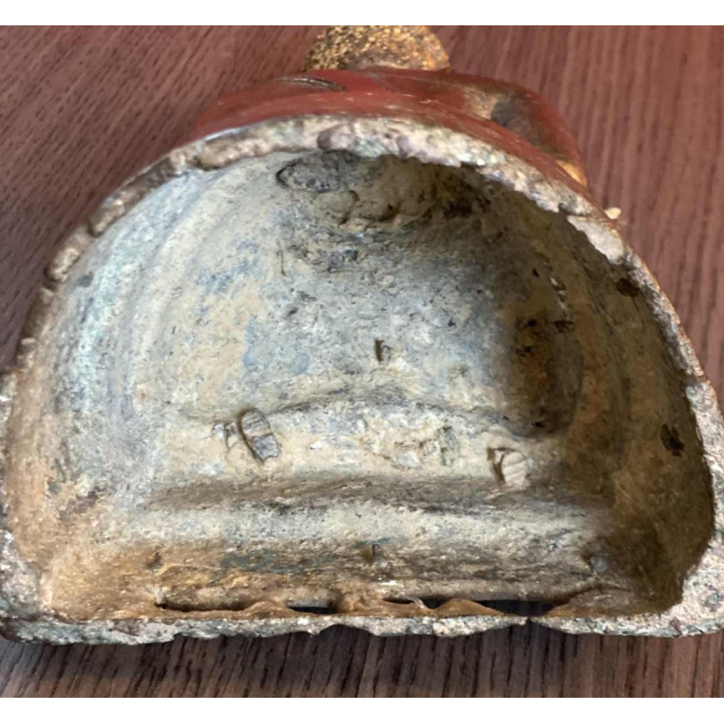 Seated Buddha in patinated bronze, Burma 19th c