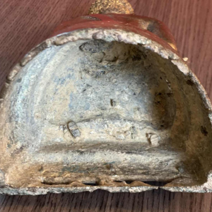 Seated Buddha in patinated bronze, Burma 19th c