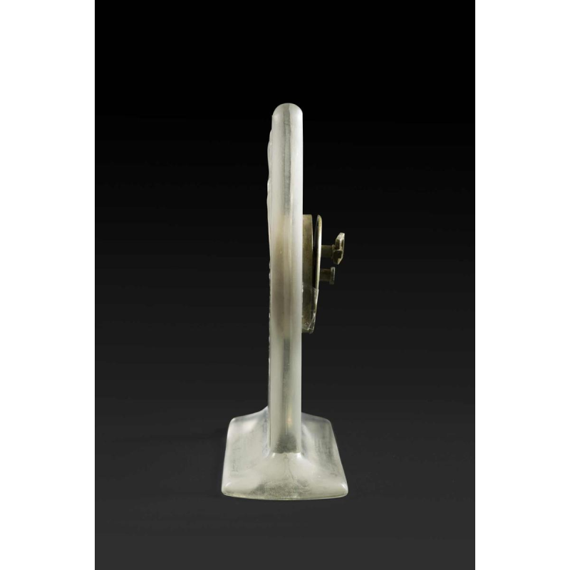 Pendulette 8 dagen “VIER PARKIETEN'” (1920) van RENE LALIQUE (1860-1945)