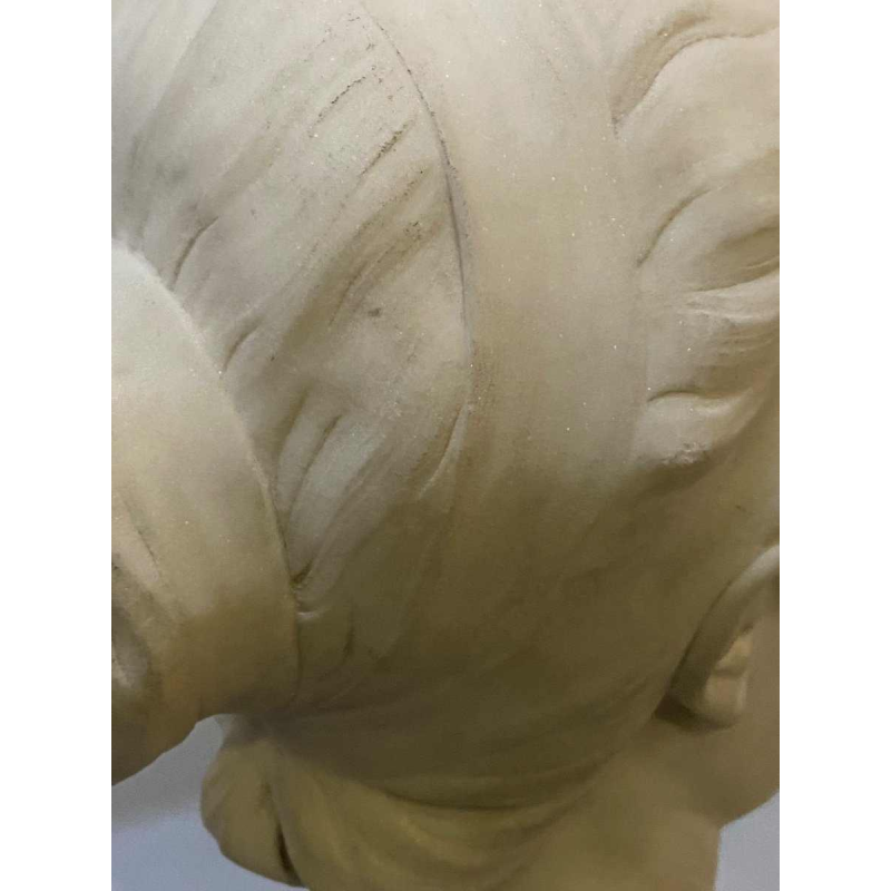 Marble bust of Diana by Alphonse Van Beurden 1896