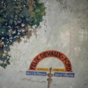 Sterne Stevens, projet voitures Ford Carrosserie Devaux Bruxelles et Lux, aquarelle sur papier