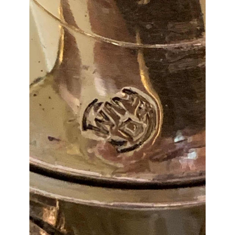 GIO PONTI for EMILIO LANCIA (Attribué à), Lustre Art Déco laiton et verre, 1930s