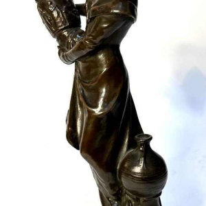 Amédée Charron "L'expert en archéologie" sculpture en bronze