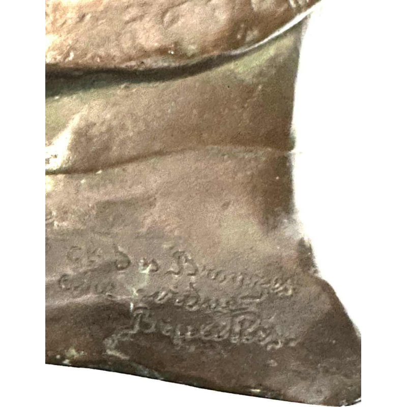 Bronzen sculptuur Amédée Charron "De archeologische expert