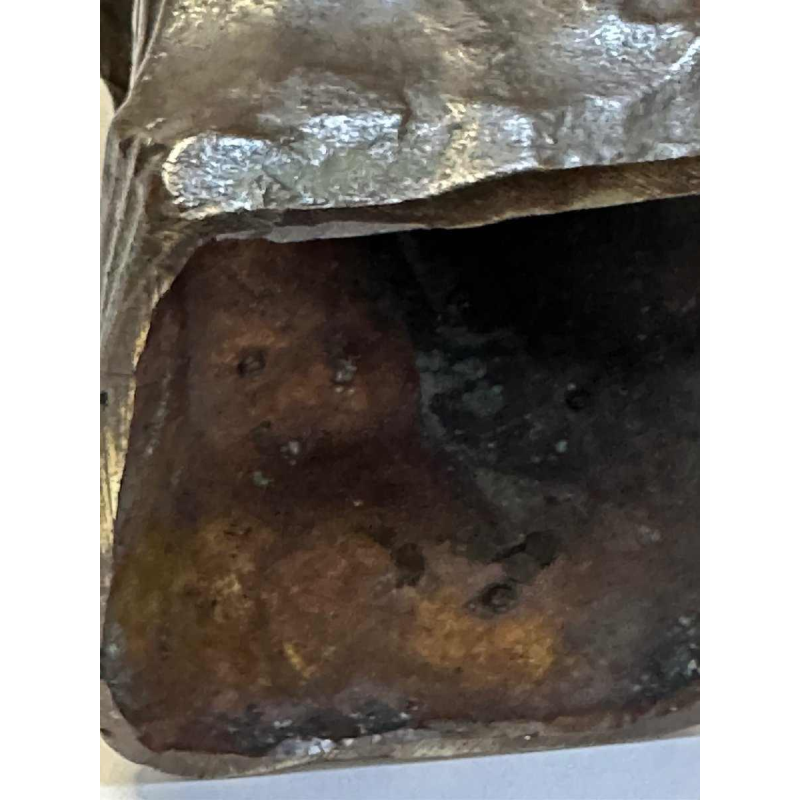 Bronzen sculptuur Amédée Charron "De archeologische expert