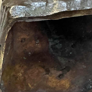 Bronzen sculptuur Amédée Charron "De archeologische expert