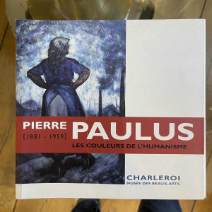 PIERRE PAULUS, Important vase africaniste Art De´co, gre`s de Bouffioulx ca 1930