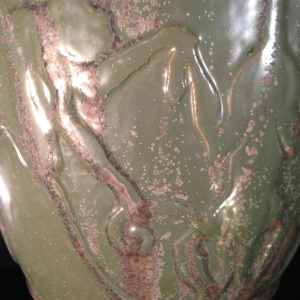 ROGER GUERIN, vase N° 761 aux SINGES stylisés Art Déco, Grès de Bouffioulx, 1930