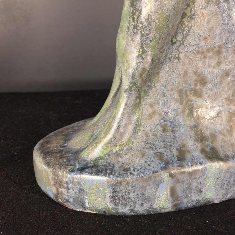 Thierry Van Rijswijck for Roger Guérin, Art Deco Stoneware Animal sculpture, Fawn / Doe, 1925s