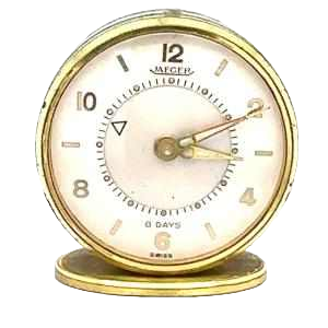 Jaeger Lecoultre, 8 Day Vintage Travel Alarm Clock