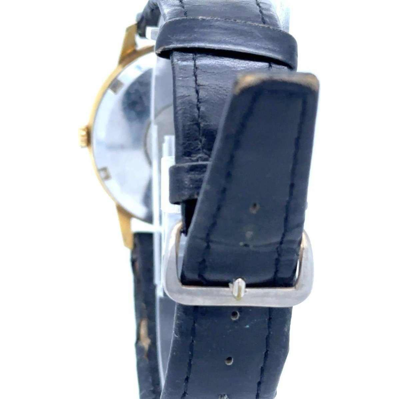 Omega Seamaster, vintage automatisch herenhorloge, gouden wijzerplaat