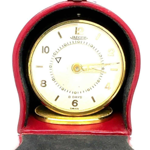 Jaeger Lecoultre, 8 Day Vintage Travel Alarm Clock