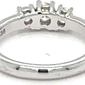 Bague Trilogie en or blanc et diamants