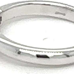 Drieluik ring, witgoud en diamant
