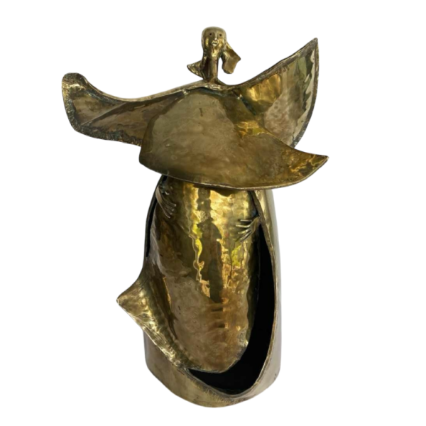 Contemporary bronze sculpture, Jean Morgan, 1978