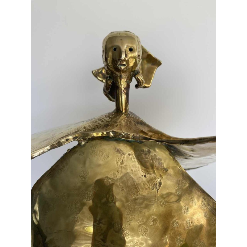 Jean Morgan, sculpture contemporaine en bronze, 1978