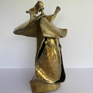 Jean Morgan, sculpture contemporaine en bronze, 1978