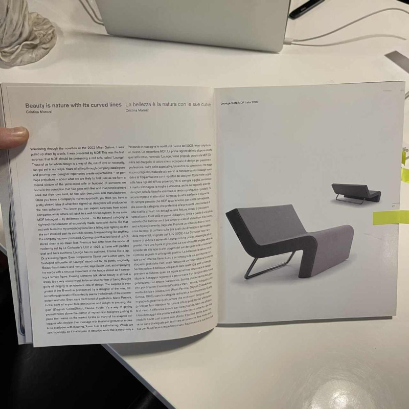 XAVIER LUST pour MDF Italia "Lounge Sofa" canapé, plus édité depuis 2002